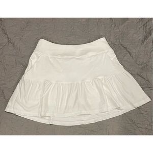 Adidas White Tennis Skort Athletic Medium Stretch New